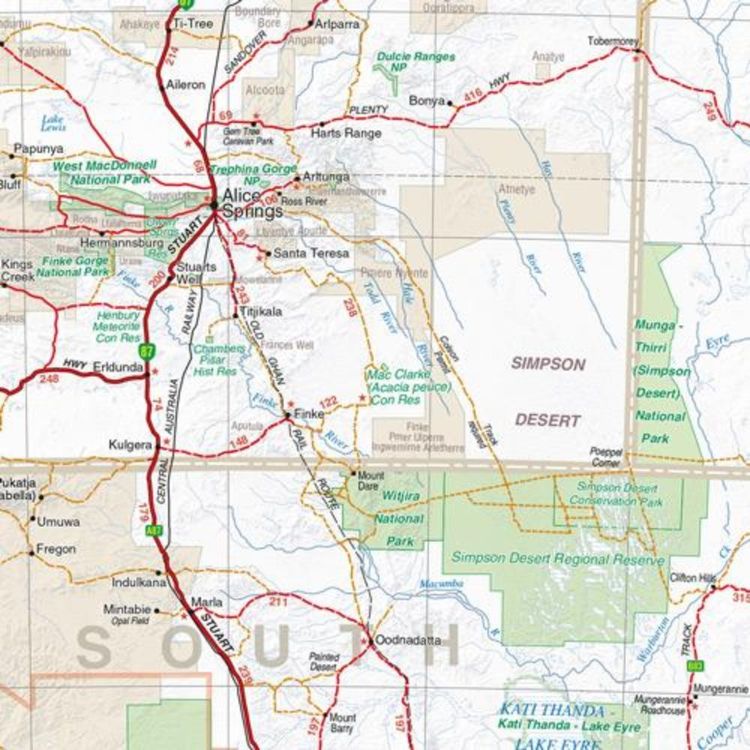 Hema Australia Large Map Multicoloured