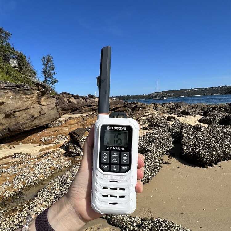 ECOXGEAR EXM300 3.0W IP67 VHF Marine Handheld Radio
