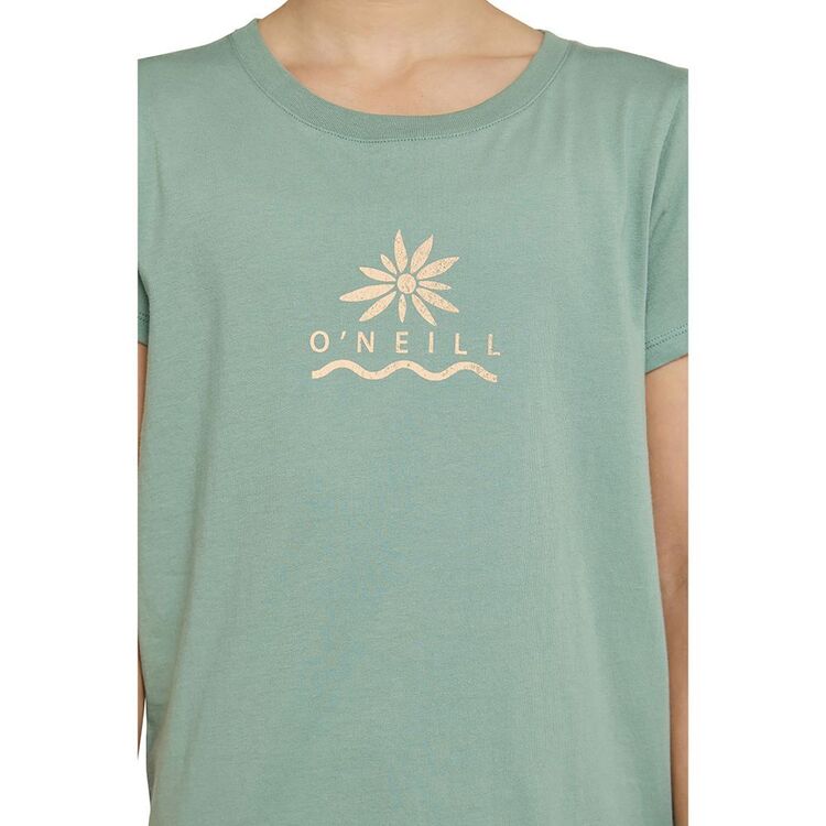 O'Neill Girls Island Time Tee Sage Green