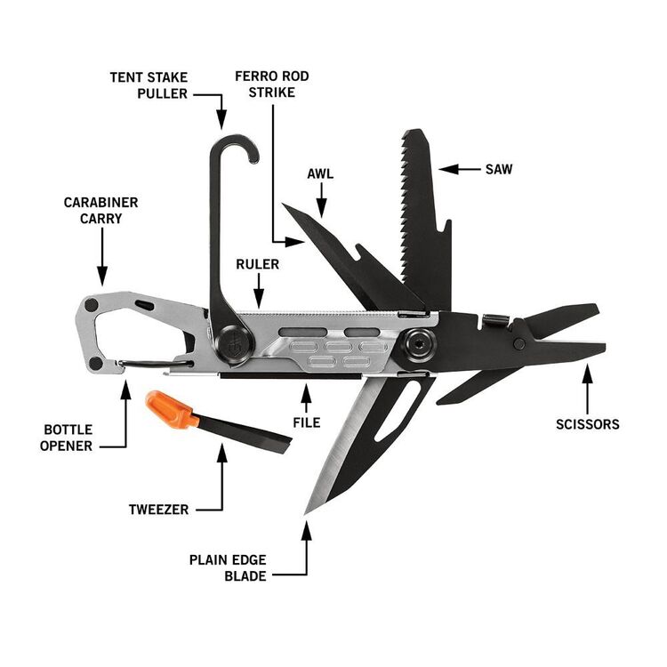 Gerber Multitool Stakeout Silver