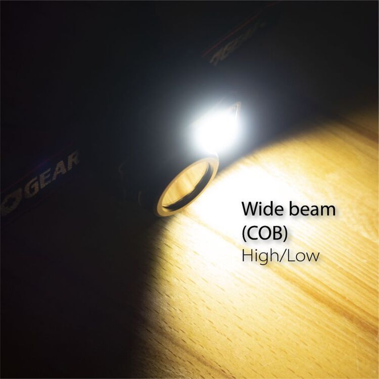 Life + Gear 650 Lumen Rechargeable Hybrid Headlamp Multicoloured 650 Lumens