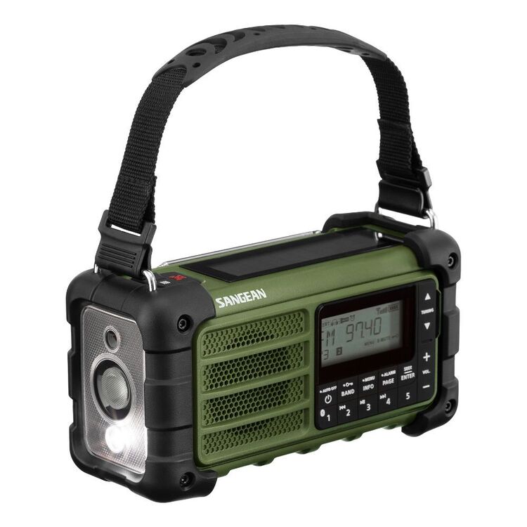 Sangean MMR99 Portable Emergency Radio Forest Green