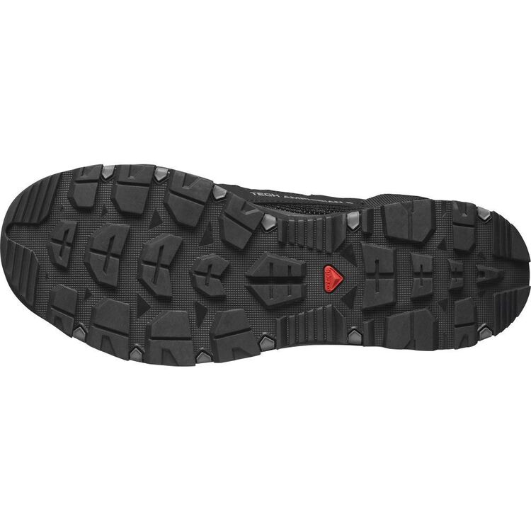 Salomon Men's Techamphibian 5 Sandal Black, Magnet & Monument