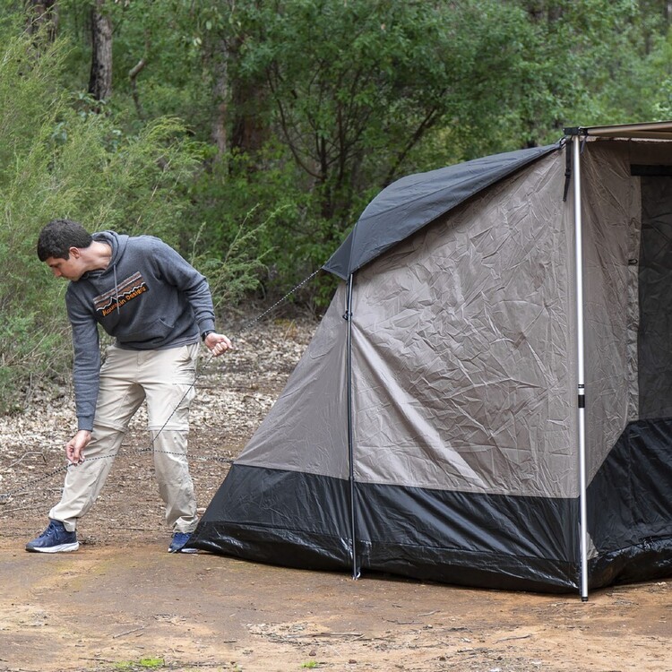 Dune 4WD 2m Awning Tent Khaki & Black 2 m