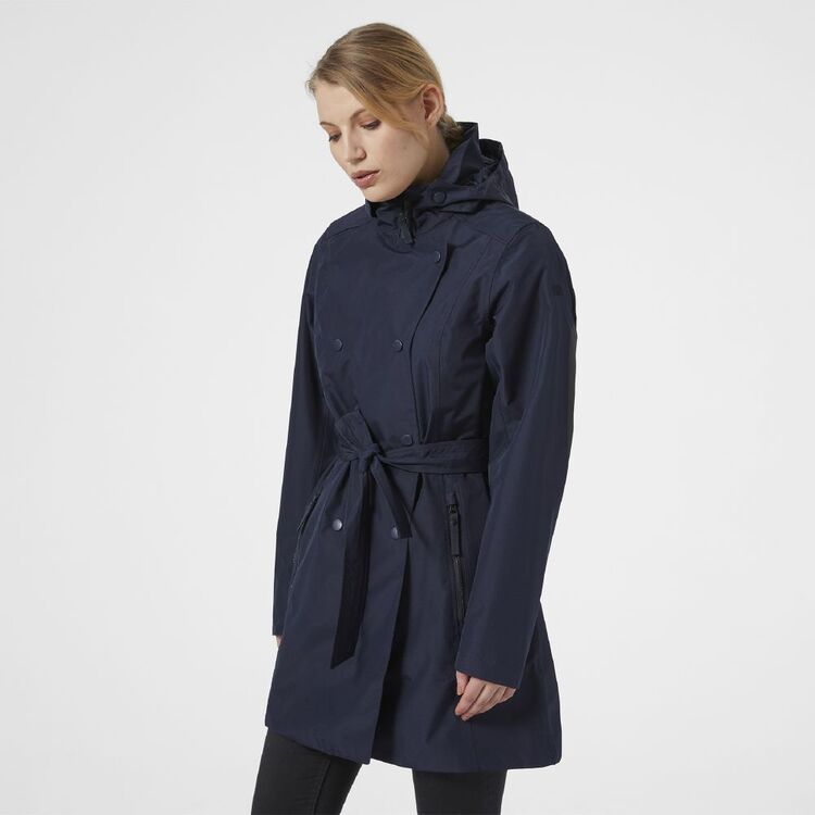 Helly Hansen Women's Welsey II Trench Coat Navy