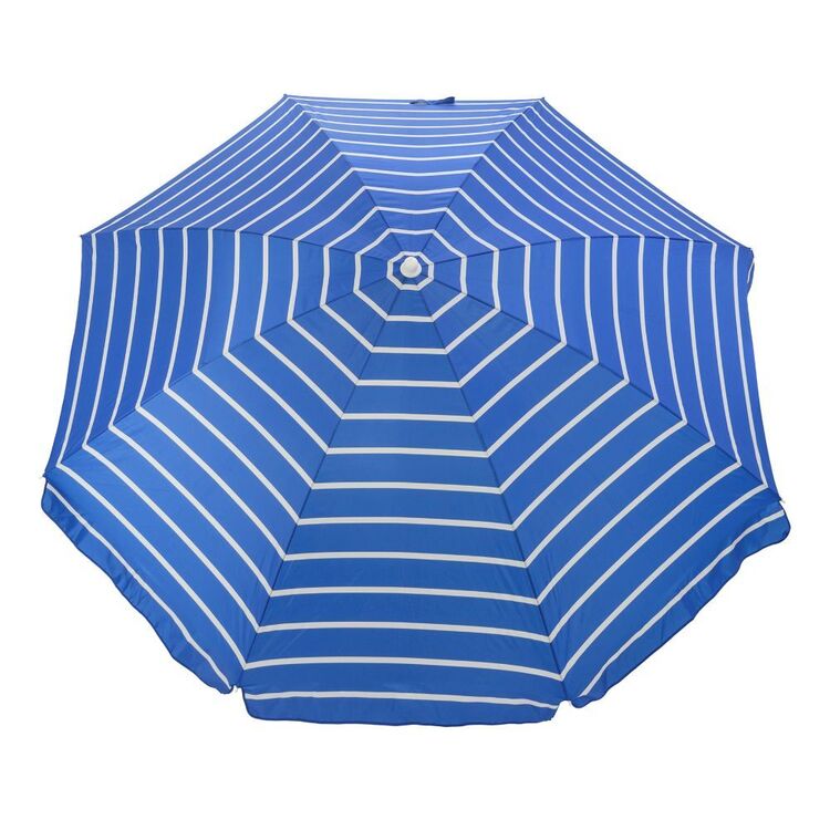 Life! Aluminium 2.4 m Beach Umbrella Blue