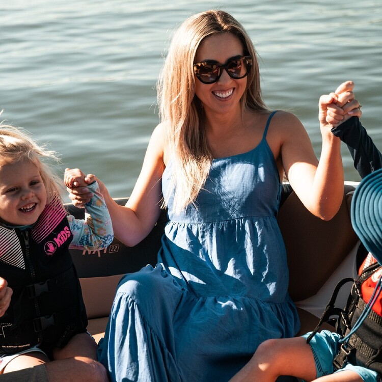 Body Glove Women's Tie Back Maxi Dress Deep Water