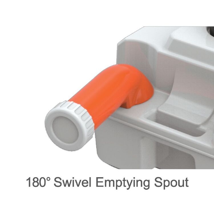 Spinifex 20L Deluxe Portable Toilet Grey 20 L