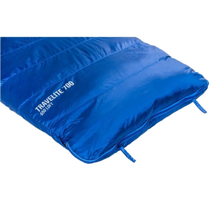 Mountain Designs Travelite 700 Large -3° Sleeping Bag Blue LHZ Surf The Web