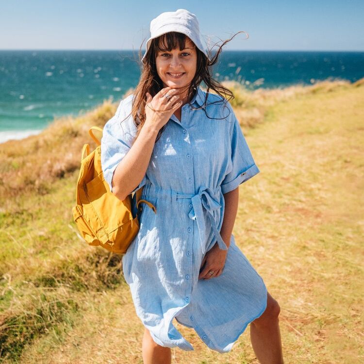 Mountain Designs Women's Belize Dress Chambray