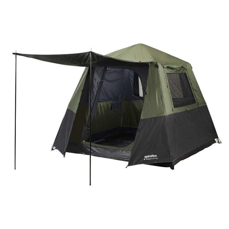 Spinifex Mawson Eclipse™ 4 Person Tent Dark Green & Black
