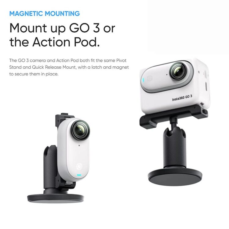 Insta360 GO 3 Action Camera 128GB White 128GB