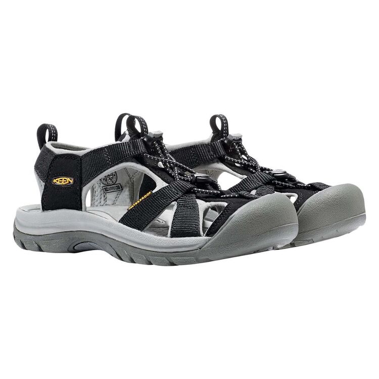 Keen Women's Venice H2 Sandals Black & Neutral Grey 6.5