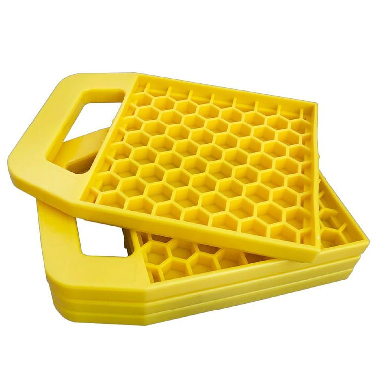 Spinifex Stabiliser Jack Pad 4 Pack Yellow