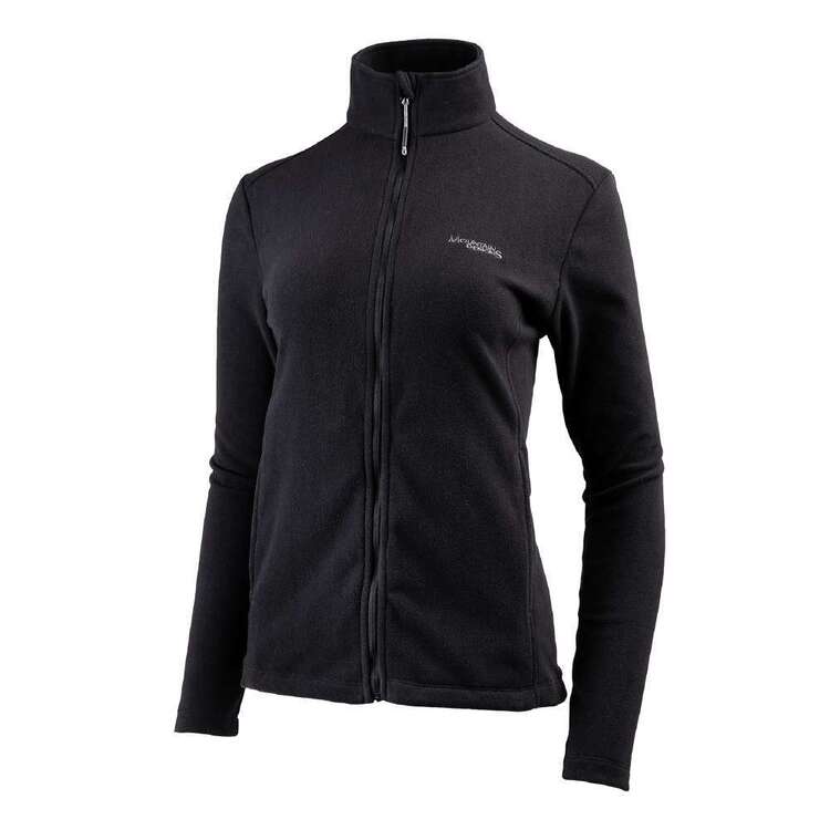 Mountain Designs Women's Navis Full Zip Fleece Jacket Black