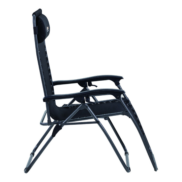 Oztrail Daybreak Sun Lounger Black