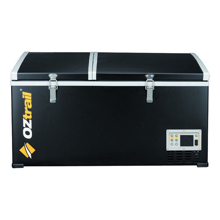 Oztrail Dual Zone Fridge/Freezer 80L Black 80 L