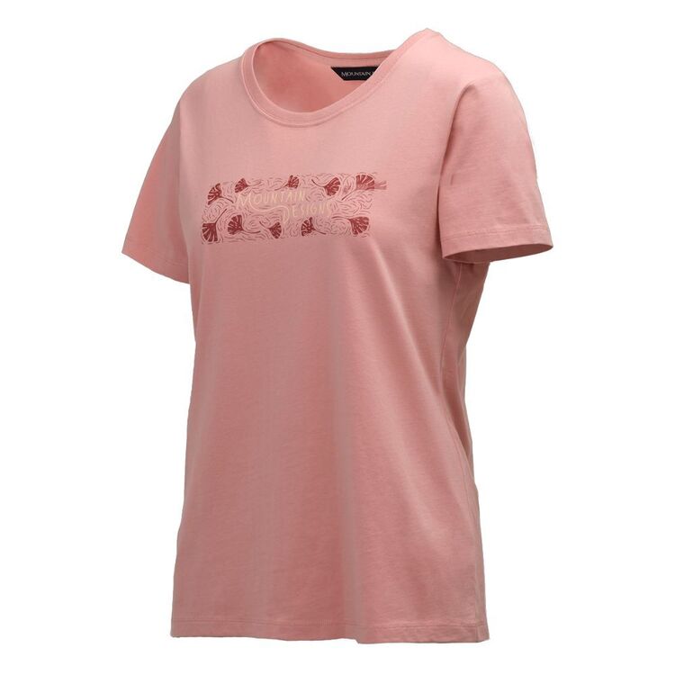 Mountain Designs Women's Australus Short Sleeve Tee Rosette