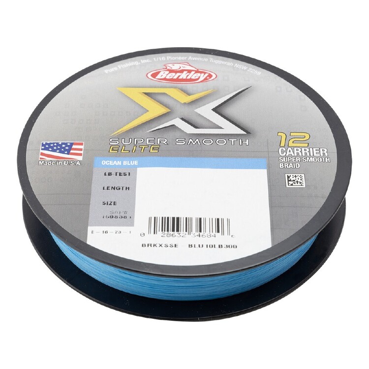 Berkley X12 Braid Line 300 Metre Spool Ocean Blue
