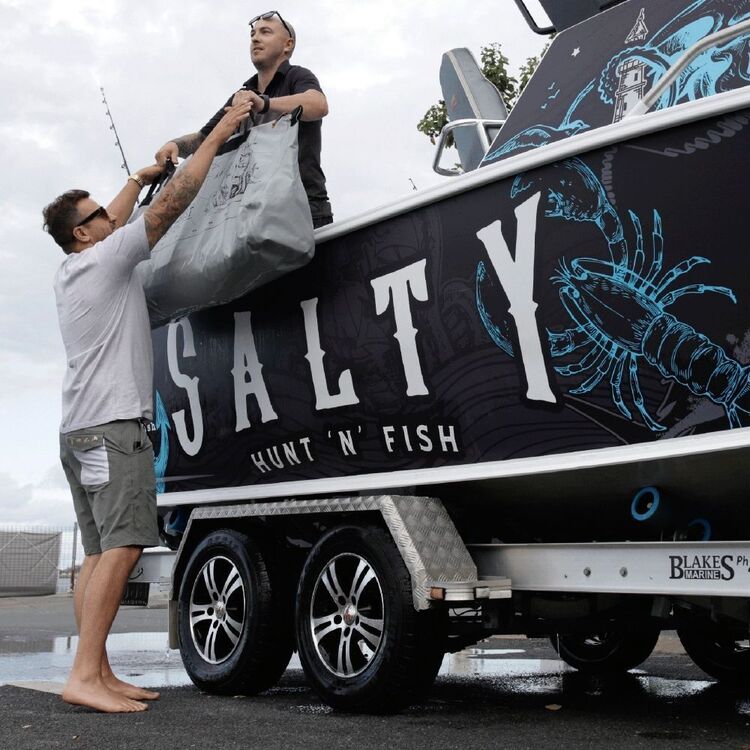 Salty Captain Treasure Chest Catch Bag 1200MM