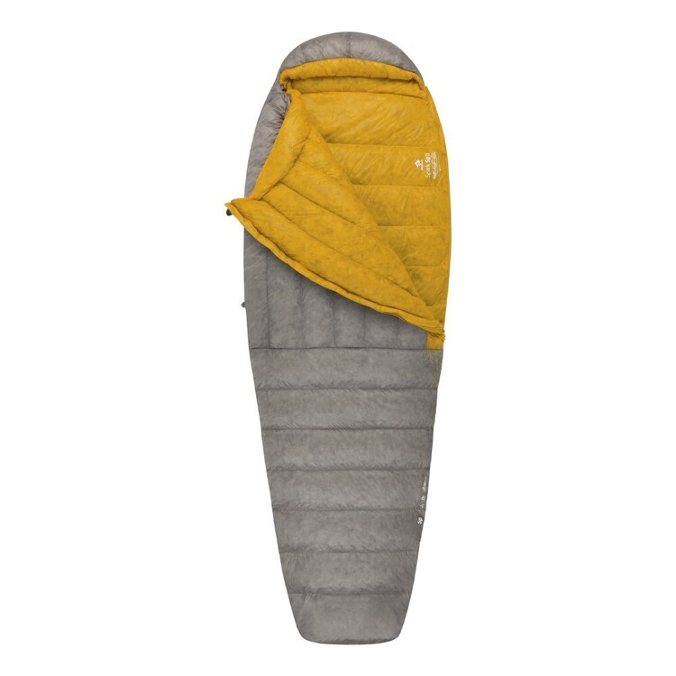 Sea To Summit Spark II Ultralight -2° Sleeping Bag Regular Cream Dark Grey & Yellow