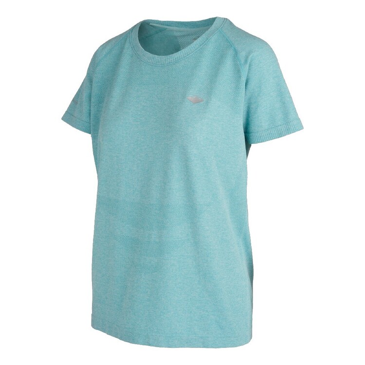 Mountain Designs Women's Motion Seamless Tee Teal Melange