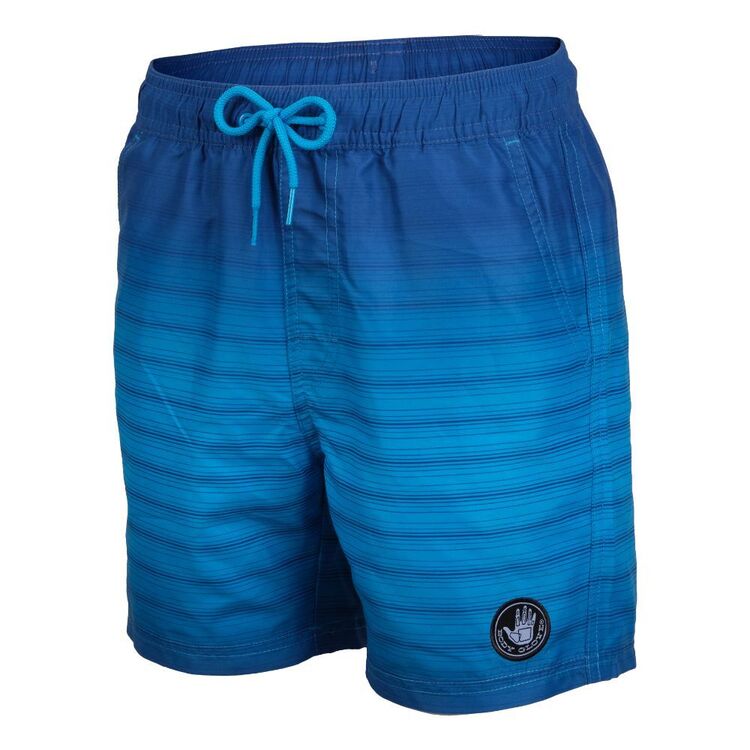 Body Glove Youth Boys Striped Swim Shorts Blue