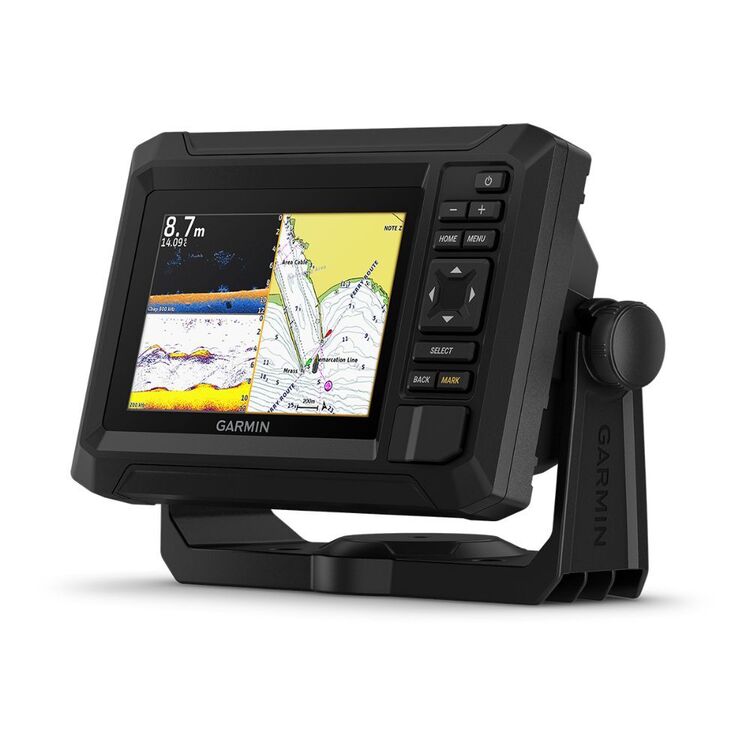 Garmin ECHOMAP UHD2 65SV Touch Fishfinder/GPS Combo with GT54-UHD Transducer Black