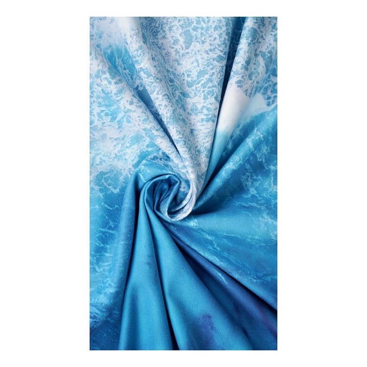 We Love Summer Sand Free Beach Towel Blue Ocean