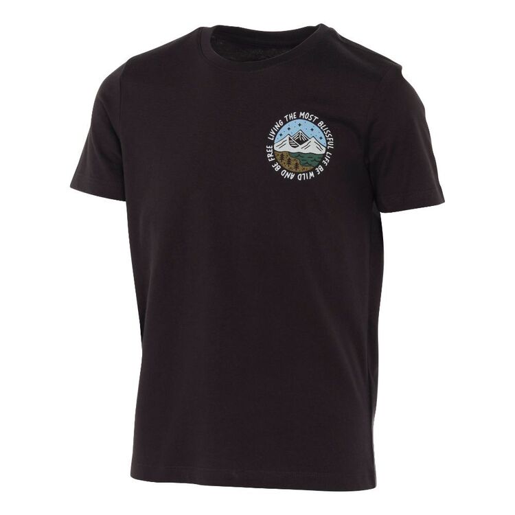 Cape Youth Boy's Landscape Tee Charcoal