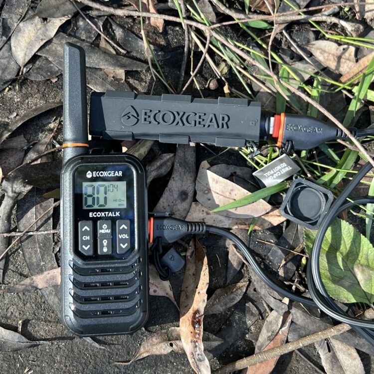 Ecoxgear 1 Watt UHF CB Radio Handheld Twin Pack Black 1W