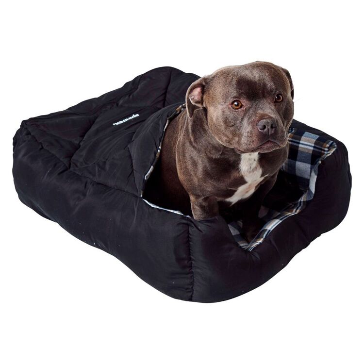 Spinifex Take Anywhere Black Pet Bed Sleeping Bag