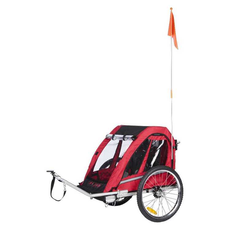 Fluid Convertible Child Trailer Rapid Red