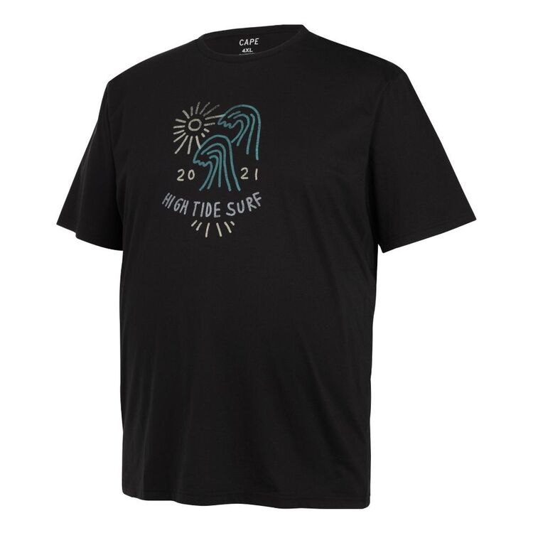 Cape Men's Tide Plus Size Tee Black
