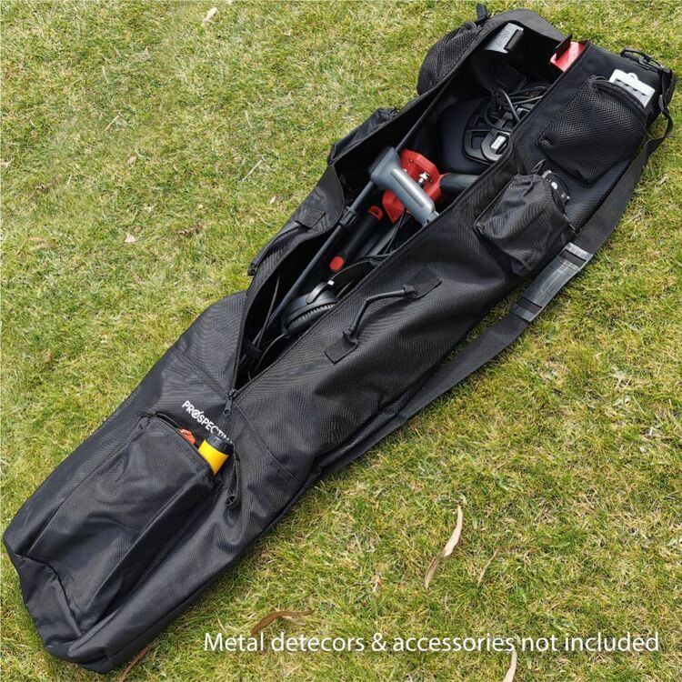 Universal Prospecting Metal Detector Carry Bag Black