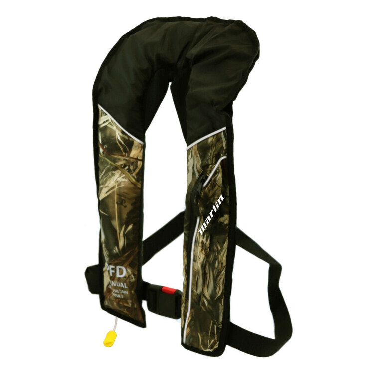 Marlin Adults' Inflatable Manual L150 Camo PFD