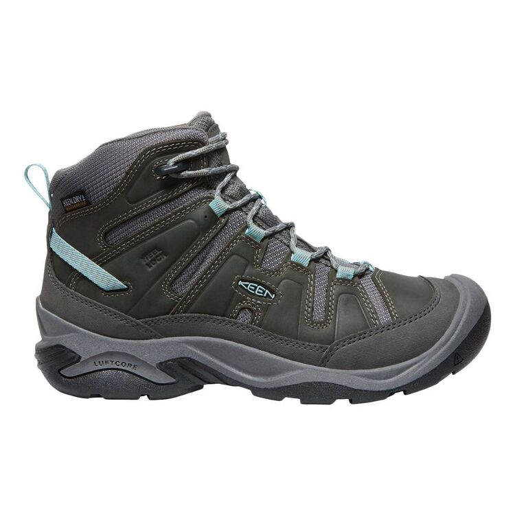 Keen Women's Circadia Waterproof Mid Hiking Boots Steeel Grey & Cloud Blue