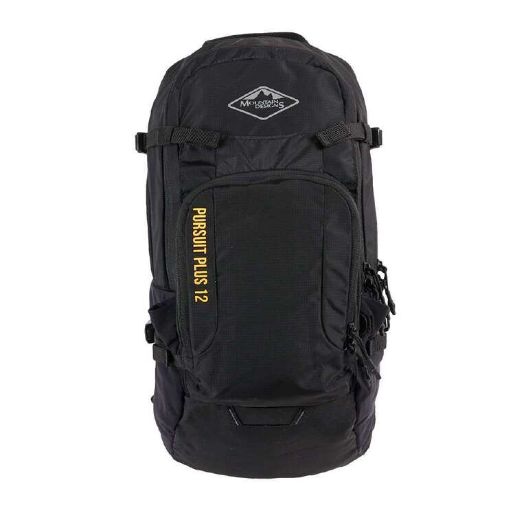 Mountain Designs Pursuit Plus 12 Hydro Pack Black 12 L