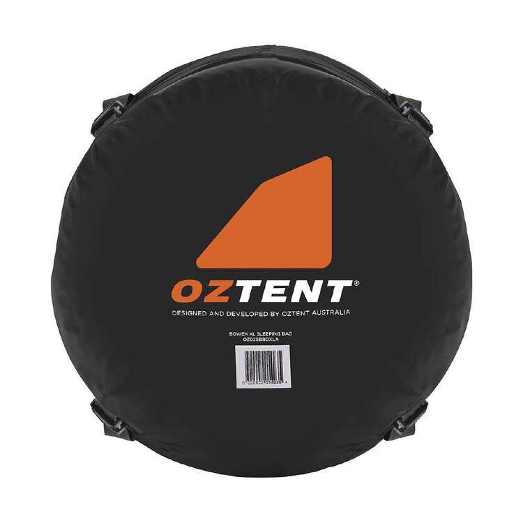 Oztent Bowen XL 1° Sleeping Bag Black/Green Black & Green