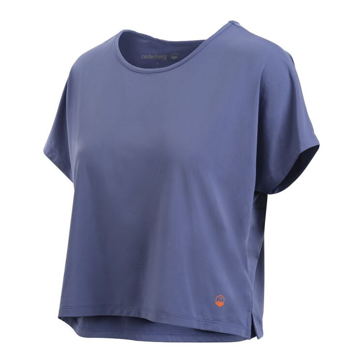 Cederberg Women's Trail Crop Running Tee Iris