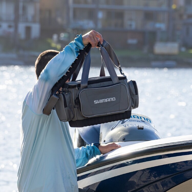 Shimano Tackle Bag Grey & Black L