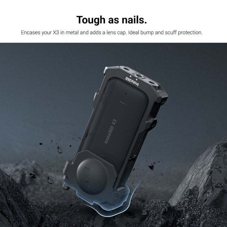 Insta360 ONE X3 360 Action Camera Utility Frame Black