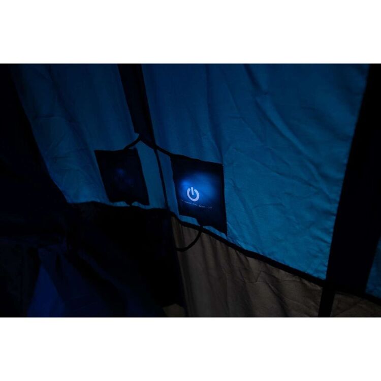 Coleman Instant Up 8 Person Darkroom Tent with LED Grey & Silver