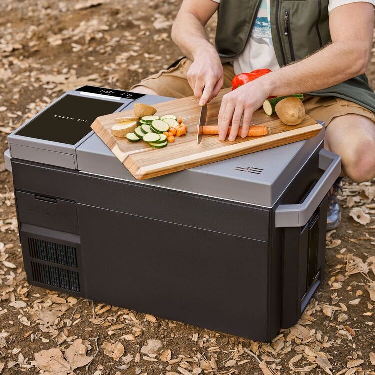 EcoFlow 38L Glacier Dual Zone Portable Camping Fridge Freezer with Ice Maker