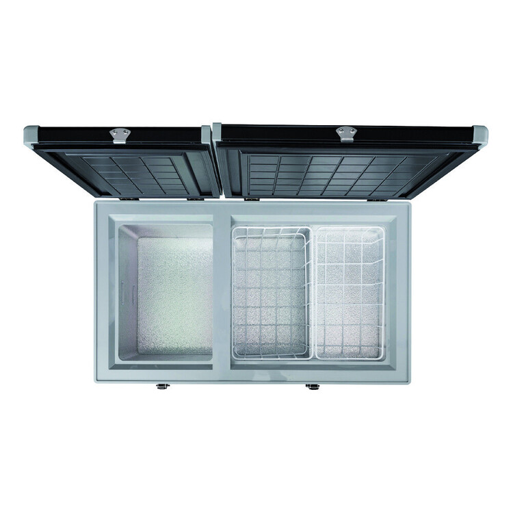 Oztrail Dual Zone Fridge/Freezer 80L Black 80 L