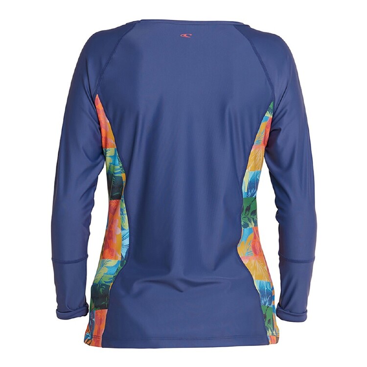 O'Neill Women's Moana Long Sleeve Rash Vest Susie Stripe