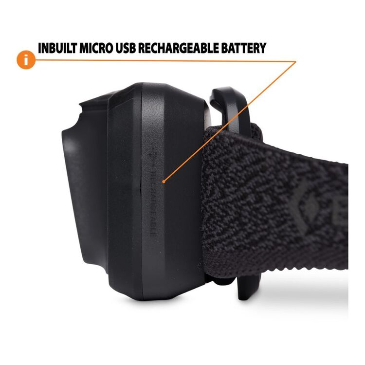 Black Diamond Spot 400 Lumen Rechargeable Headlamp Graphite