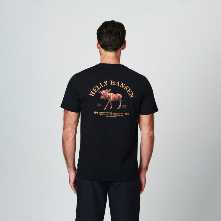 Helly Hansen Men's Raised By Mountains Tee Black