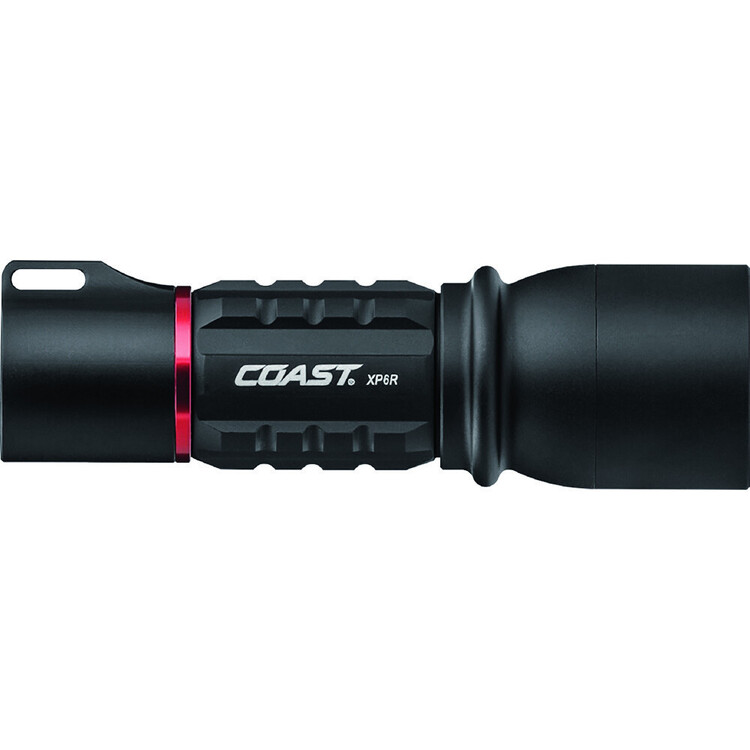 COAST 400 Lumens Rechargeable Pure Beam Focusing LED Torch Black