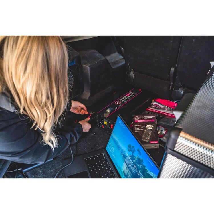 KT 2000W Pure Sine Wave Power Inverter Black 2000 Watts